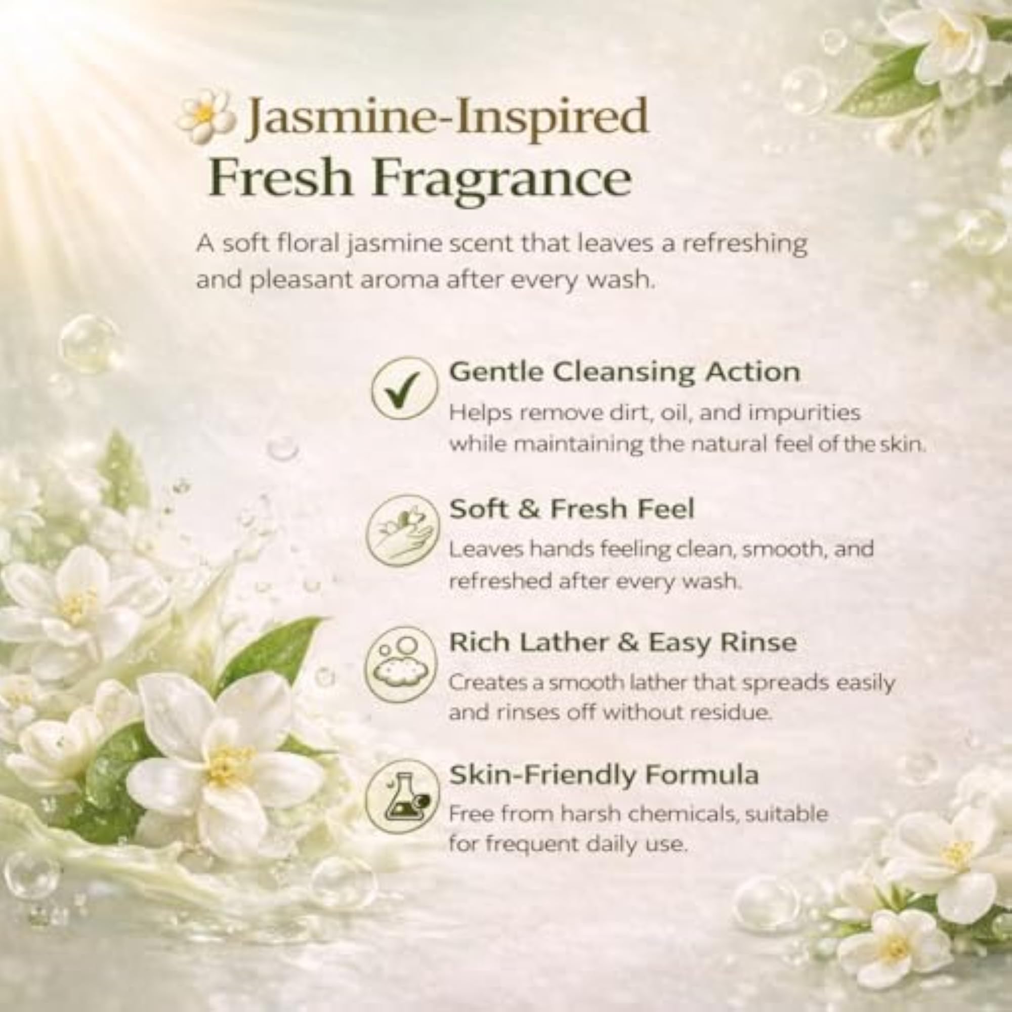 Floral Jasmine Fresh Hand Wash, Pack of 3
